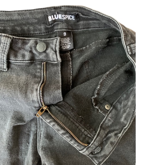 BlueSpice Black Jeans Juniors Size 9 - Picture 3 of 6